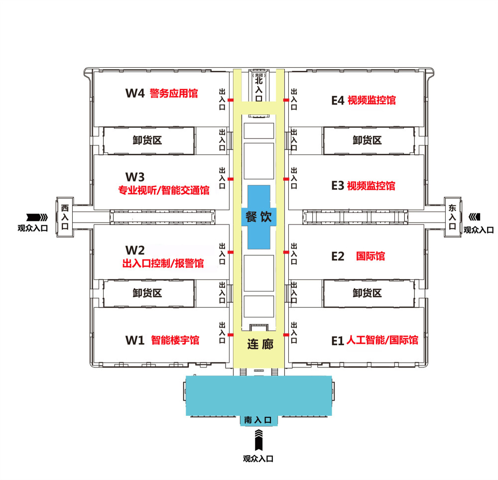 2018年背景安博展布局圖